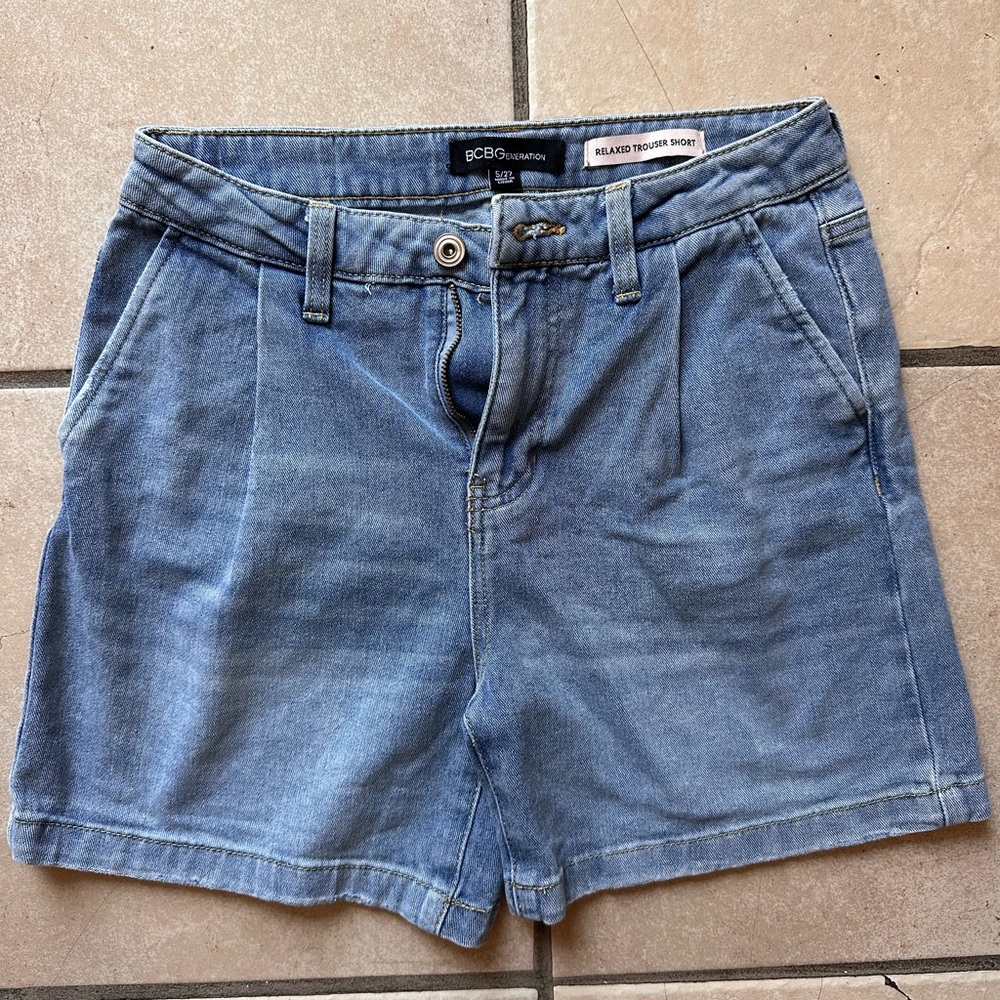 BCBGeneration Light Blue Jean Shorts